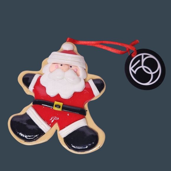 Mrs Claus Bake Shope Department 56 Sugar Cookie Santa Claus Ornament Resin - Picture 1 of 3